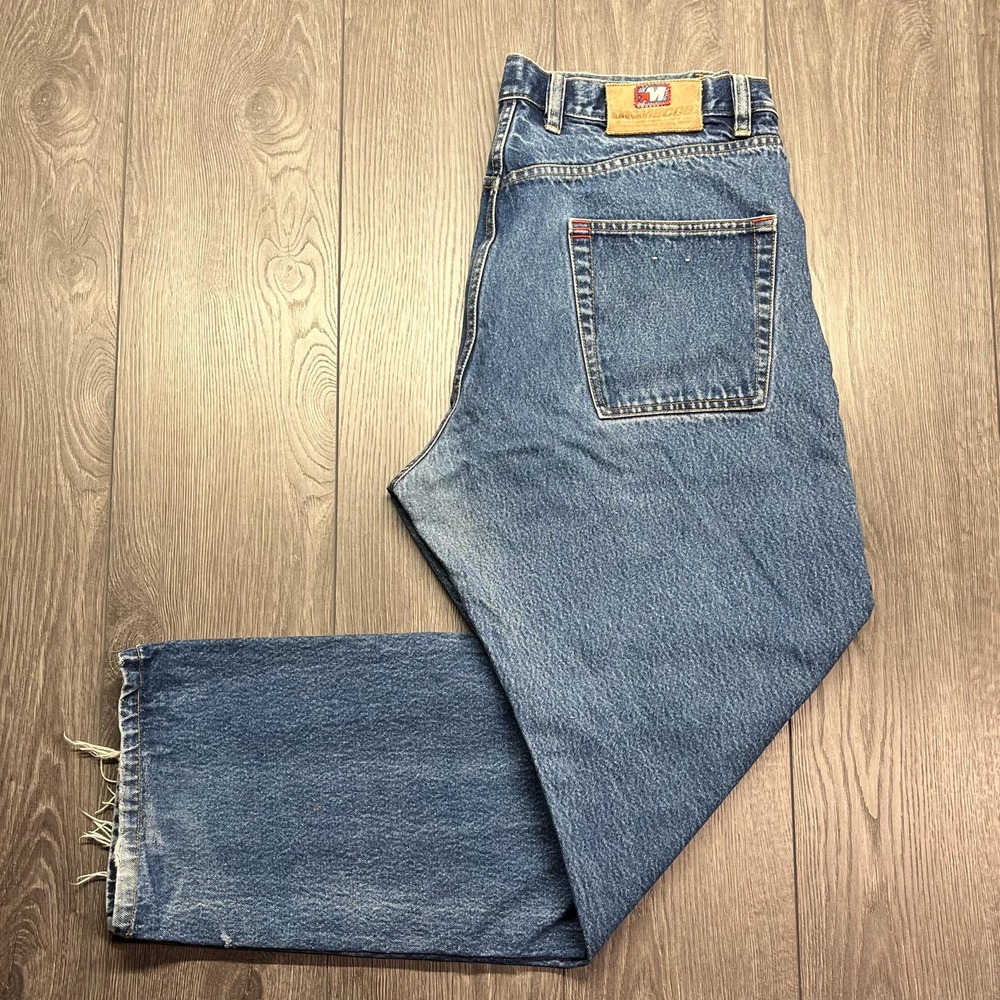 Vintage Mecca 1990s Skater Wide Leg Jeans 38 x 32 Punk Baggy Denim